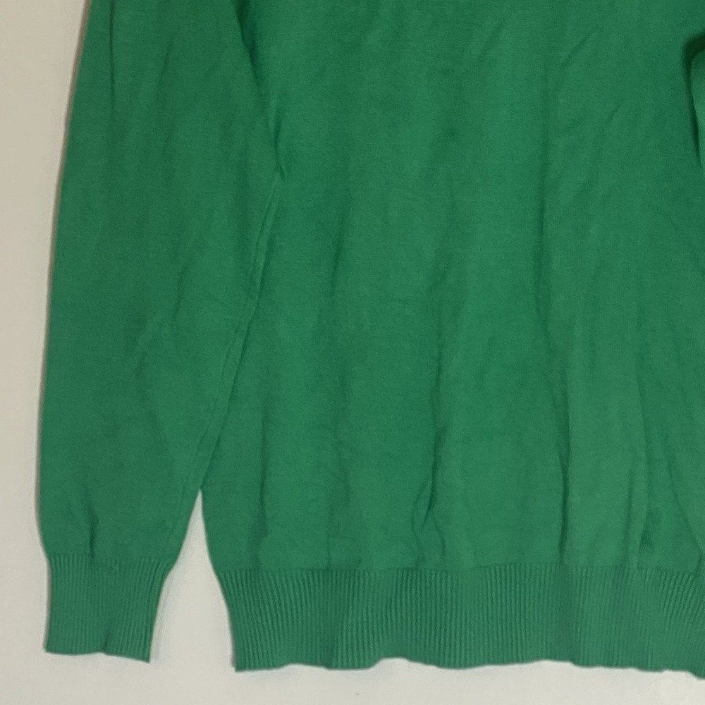 Joseph A Sweater Womens PXL Green Turtleneck Office Casual Comfortable Petite - Picture 4 of 16